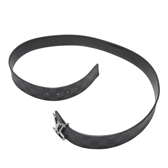 Louis Vuitton LV Initiales Silver Buckle Reversible Belt - Picture 3 of 5